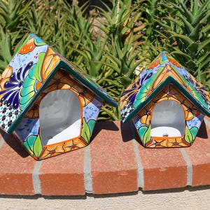 Talavera bird house