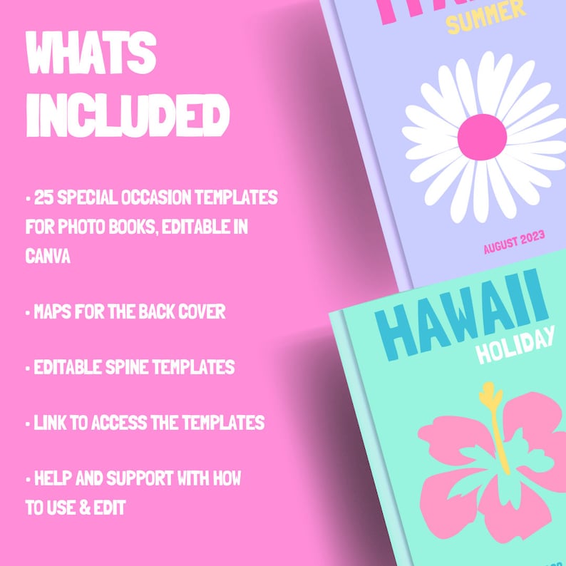25 Travel Photobook Cover Templates, Customisable in Canva - Etsy