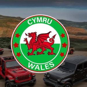 Adesivo Dragone Gallese Adesivo Vinile Drago Gallese (Welsh Dragon) Per Auto - Dimensioni 135x95mm, Finitura Lucida Mercedes W 176