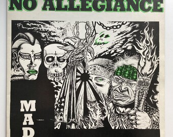 No Allegiance - MAD LP 1986 German Old School Hardcore Punk Rock VG+