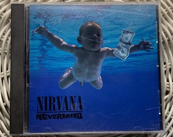 Nirvana Nevermind CD Kurt Cobain Smells Like Teen Spirit Lithium