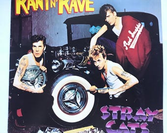 Stray Cats-rant N Rave-vinyl-lp-1983-emi-brian Setzer-so-7102