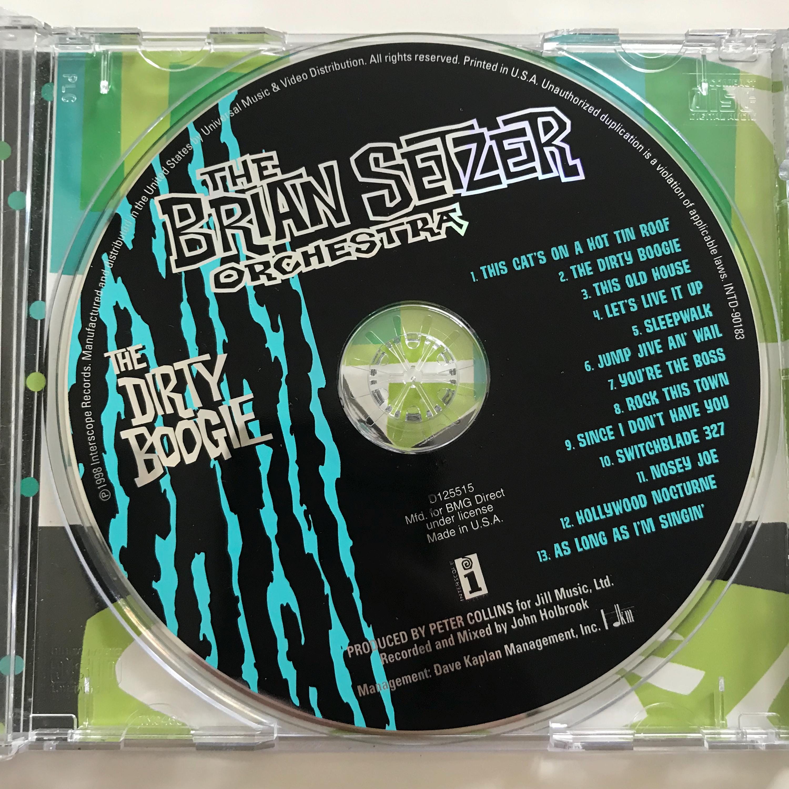 洋楽 BRIAN SETZER ORCHESTRA THE DIRTY BOOGIE Brian Setzer Orchestra - The Dirty Boogie - Amazon.com Music