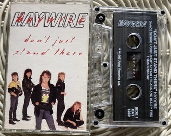 Haywire - Don't Just Stand There Cassette Tape 80s Canadian Hard Rock Glam