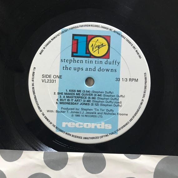 Stephen Tin Tin Duffy - the Ups and Downs LP 10 Records