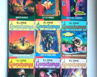 chair de poule vintage R.L. Stine rétro des années 90 Scholastic YA Broché