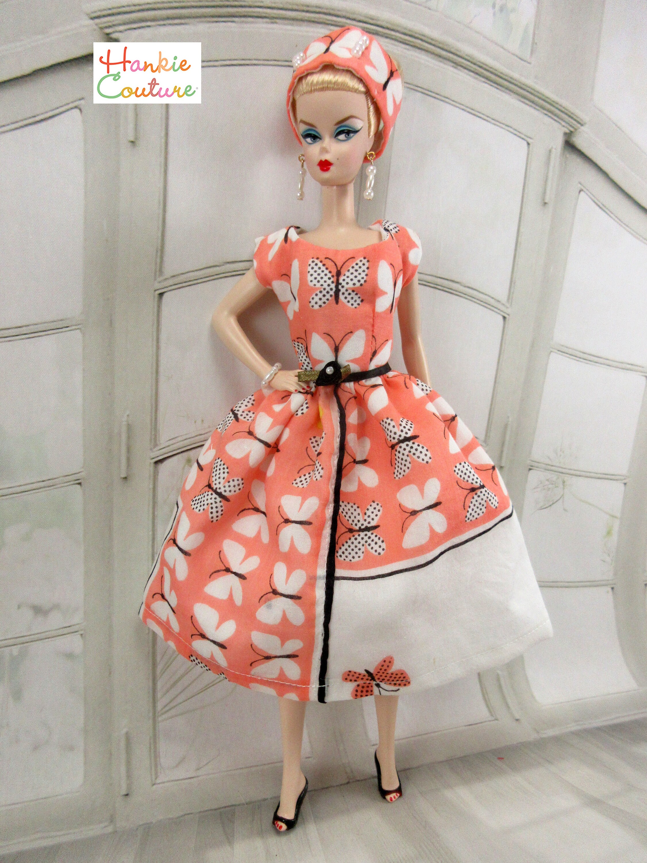 Piece OOAK Handmade Outfit Fits BARBIE Silkstone Vintage