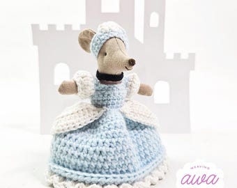 Maileg mice Cinderella dresses | Cinderella | Handcrafted Maileg mouse princess dress | Dollhouse mouse clothes