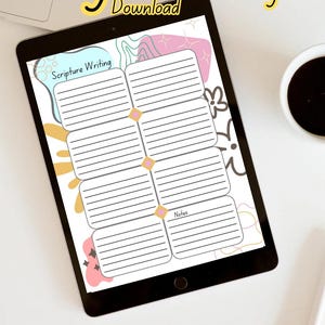 scripture Writing digital download, scripture Writing pdf, bible pdf, bible Journaling pdf, digital download, faith, bible study, Writing