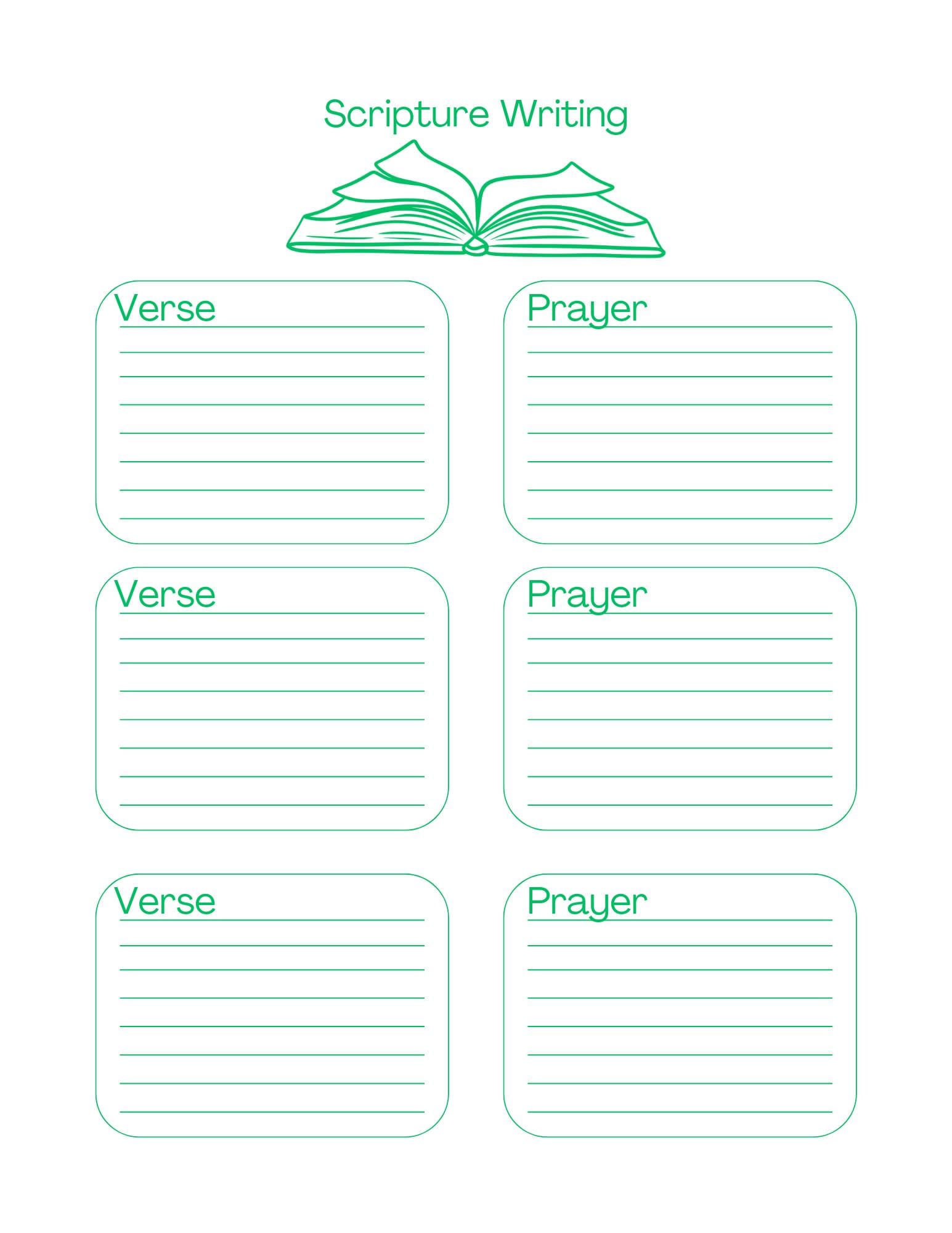 Scripture Writing Printable, Bible Study, Bible Journaling, Bible ...