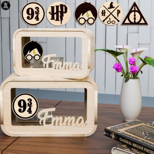 Wizand Money Box Svg, Movie Magic Money Box Laser Cut svg, Chibi Wizand Money Box, Gift For Kids,Magic Wizard Money Box, Wizamd Piggy Bank