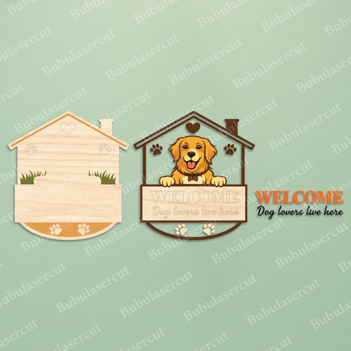 Pet Welcome Sign Svg Bundle, Dog Cat Door Sign, Round Welcome Sign ...
