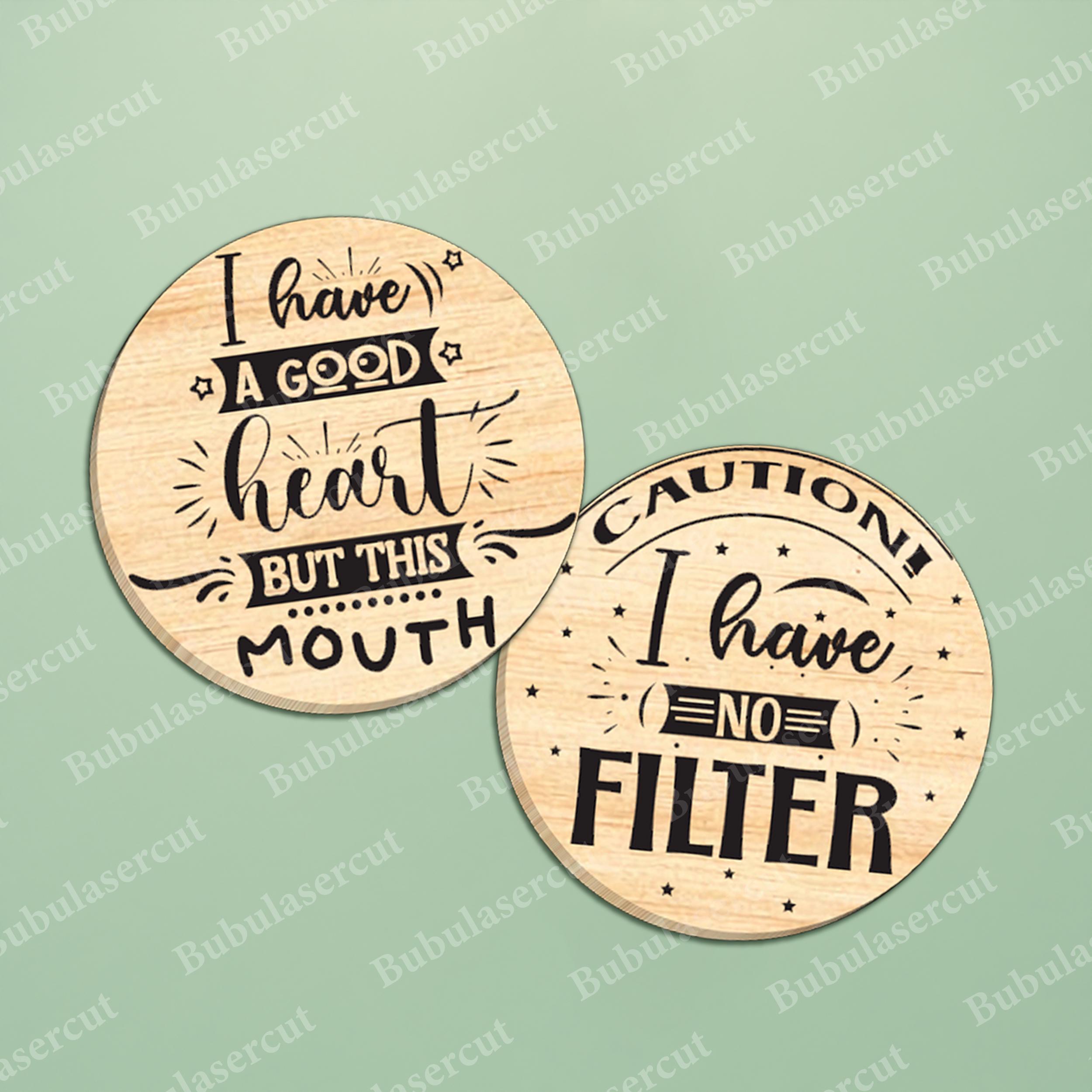 Humor Round Graphics Sarcastic Quote Svg Bundle 50 Designs, Funny Adult Humor Round Magnet ...