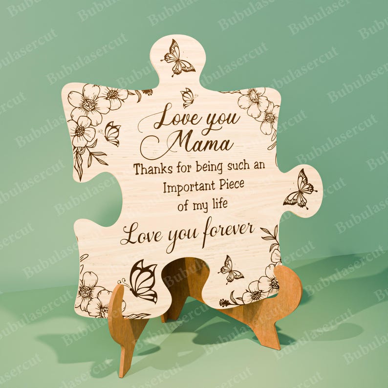 Mothers Day Puzzle Sign SVG Bundle, Mom Grandma Nana Family Puzzle ...