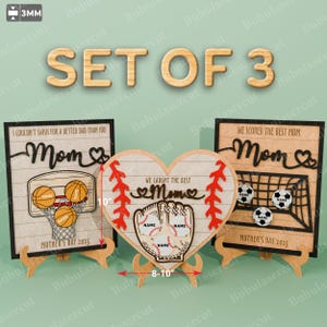 Benutzerdefinierte Wir haben die beste Mutter gefangen Laser-Schnitt-Datei | Personalisierte Baseball Mama Geschenk Kindername werfen Ball Basketball Mama Geschenk Geschenk für Mama / B127
