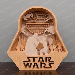 Movie Characters Multilayers Laser Cut File, Characters Multilayers, Movie Characters Glowforge, Multilayers svg, Movie Characters svg, P99