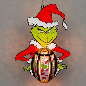 Archivo cortado con láser de linterna navideña, linterna navideña, linterna navideña SVG, lámpara con vela, decoración navideña, Feliz Navidad, P350