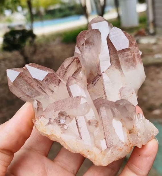インド 天然 クラスター水晶 水晶 原石 水晶 インド・マニカラン産