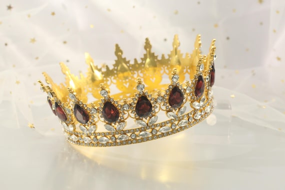 Damen Krone Vintage - Glitzerndes Diadem Für Hochzeiten & Partys