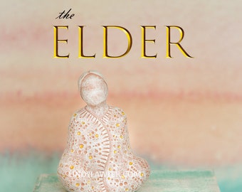 The Elder - Grandmother Goddess Statue Feminine Gift Figurine Goddess Sculpture Altar Sandplay Tray Therapy Miniatures