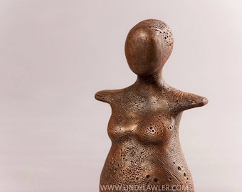 Abundance - Fertility Goddess Statue Doula Midwife Gift Figurine Goddess Sculpture Pagan Altar Birth Art Blessingway Womb blessing