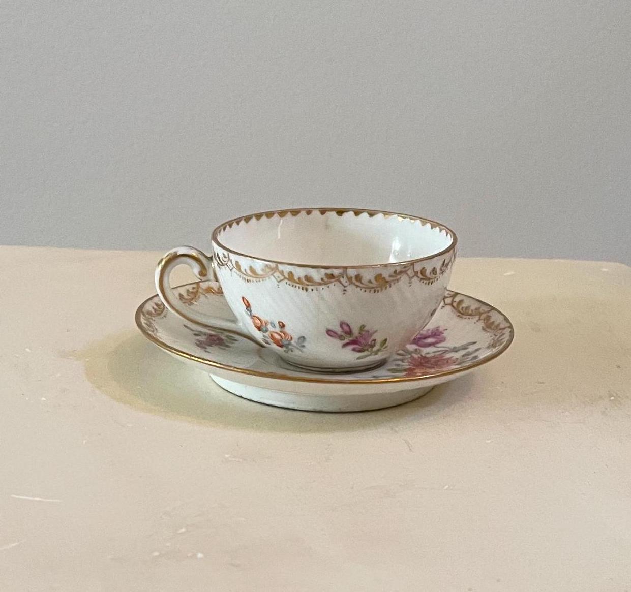 Late 1800s to Early 1900s Petite Delicate Cup and Saucer, Demitasse ...