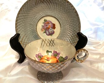 Royal Sealy Lusterware Tea Cup Set, Bone China, Backstamp in Royal Sealy Lusterware Tea Cup Set, Bone China, Backstamp in
