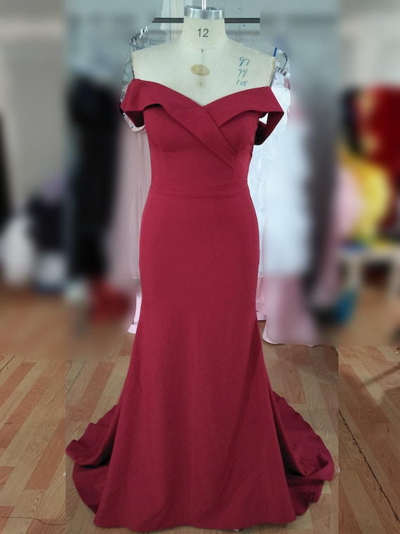 Vestidos de dama de honor burdeos para bodas 2025, vestidos de