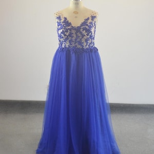 Elegant Mother of The Bride Dresses, Royal Blue Mother of The Bride Gowns, Plus Size Mother of The Bride Dresses