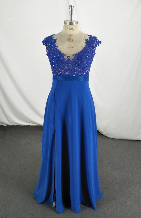 Blue Dress Royal Blue Vestito Damigella Blu Abiti Da Damigella D