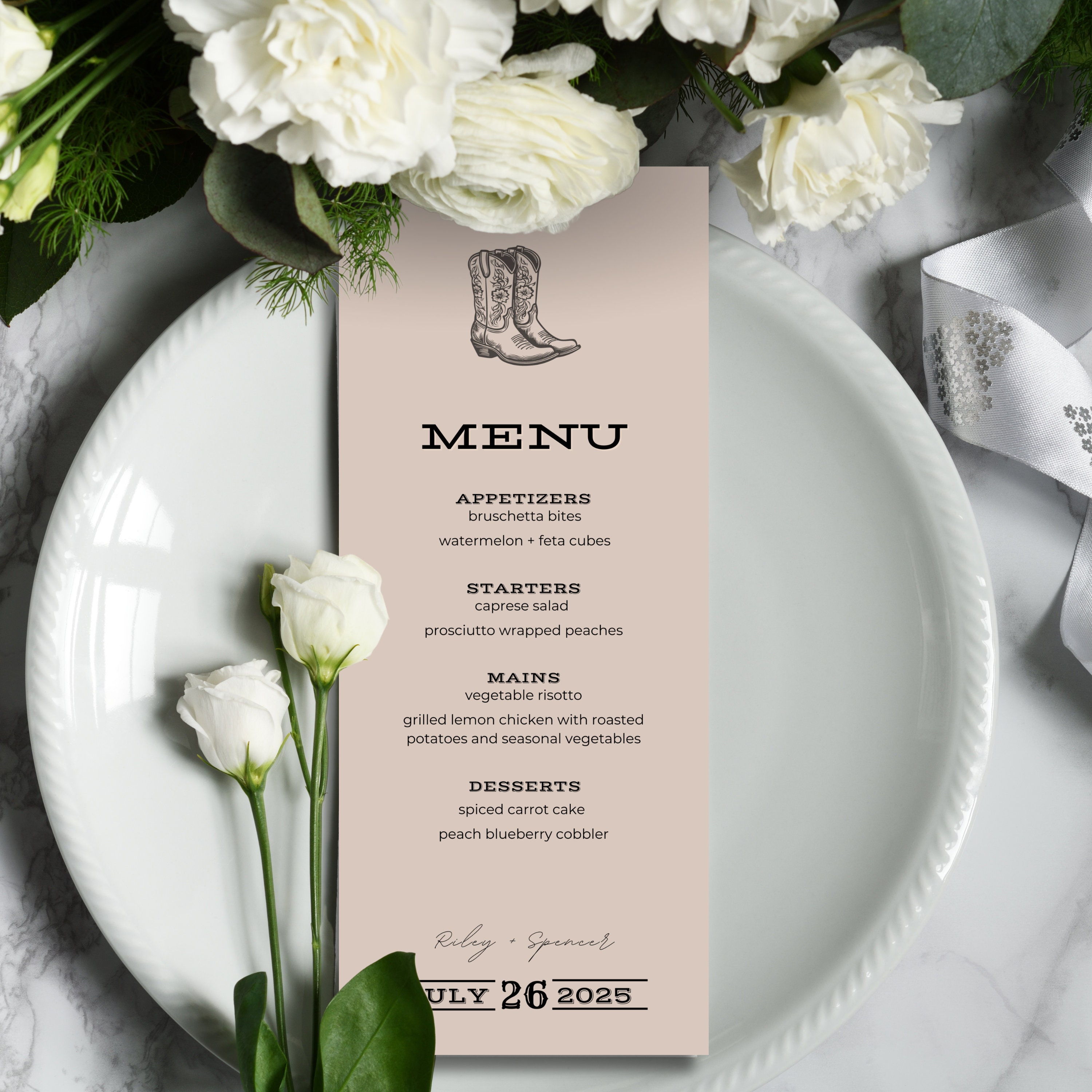 Elegant Western Wedding Dinner Menu Ideas for a Timeless Celebration
