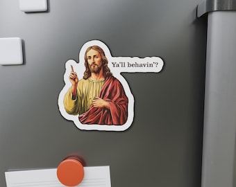 Funny Jesus Meme Magnet Christian Magnet Religious Humor Gift Pastor Gift Funny Meme Magnet Jesus Fridge Magnet Christian Humor Funny Gift