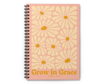 Christian Notebook Boho Christian Journal Scripture Bible Verse Personal Journal Prayer Notebook Christian Journal For Her Pastor Gift
