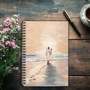 Christian Journal Prayer Journal Jesus Notebook Religious Gift Spiritual Journal Bible Study Notebook Sunday School Supplies Church Gift Pastor Gift