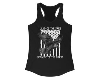 Freedom Eagle Women's Tank, Freedom is Not Free Shirt, American Eagle Shirt, America Shirt, Freedom Shirt, USA Flag Shirt, 4th of July Shirt