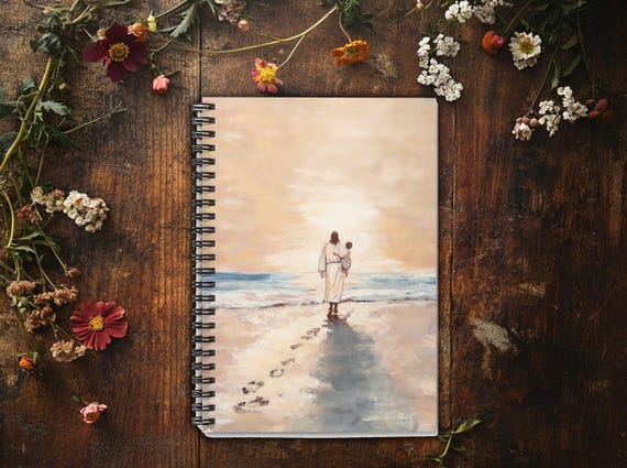 Christian Journal Jesus Notebook Christian Gift Religious Journal Bible Study Planner Sunday School Teacher Jesus Journal Gratitude Notebook