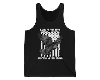 Freedom Eagle tanktop, shirt vrijheid is niet gratis, American Eagle-shirt, Amerika-shirt, Freedom-shirt, shirt met vlag van de VS, 4 juli-shirt