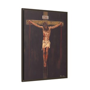 Jesus Wall Art Religious Wall Decor Christian Home Decor Pastor Gift Priest Gift Church Decoration Prayer Room Decor Crown of Thorns Art, LDS, Modern Christian Art, Jesus Portrait, LDS Art, Bible Wall Art, Jesus Oil Painting, Bible Verse Wall Art