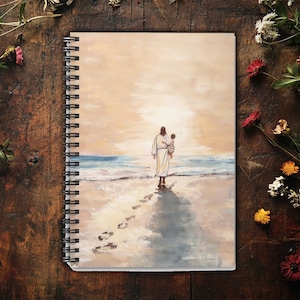 Christian Journal Prayer Journal Jesus Notebook Religious Gift Spiritual Journal Bible Study Notebook Sunday School Supplies Church Gift Pastor Gift