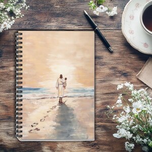 Christian Journal Prayer Journal Jesus Notebook Religious Gift Spiritual Journal Bible Study Notebook Sunday School Supplies Church Gift Pastor Gift