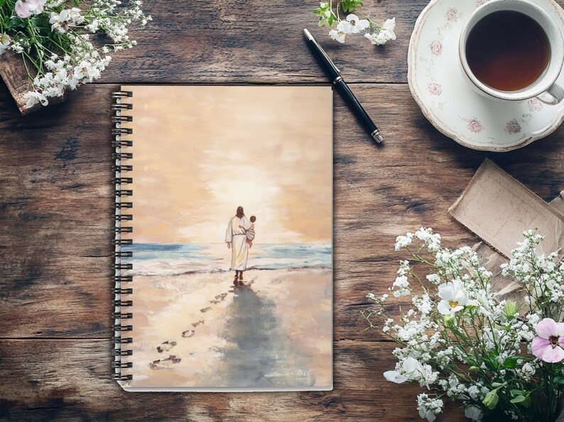 Christian Journal Prayer Journal Jesus Notebook Religious Gift Spiritual Journal Bible Study Notebook Sunday School Supplies Church Gift Pastor Gift