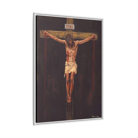 イエス・キリストの絵画、イエスの十字架の壁画、イエス・キリストの