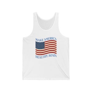 Make America Healthy Again Unisex Tank Top, MAHA T-Shirt, MAHA Shirt, Rfk Jr Shirt, Bobby Kennedy Jr Shirt, Trump Kennedy,Trump RFK Jr Shirt