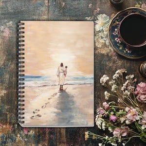 Christian Journal Prayer Journal Jesus Notebook Religious Gift Spiritual Journal Bible Study Notebook Sunday School Supplies Church Gift Pastor Gift