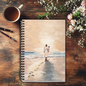 Christian Journal Prayer Journal Jesus Notebook Religious Gift Spiritual Journal Bible Study Notebook Sunday School Supplies Church Gift Pastor Gift