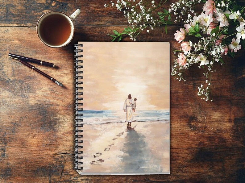 Christian Journal Prayer Journal Jesus Notebook Religious Gift Spiritual Journal Bible Study Notebook Sunday School Supplies Church Gift Pastor Gift