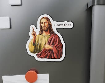 Jesus Meme Magnet Christian Magnet Religious Humor Gift Bible Study Gift Youth Pastor Gift Funny Meme Jesus Fridge Magnet Christian Humor