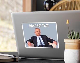 MAHA RFK Jr Meme Sticker Make America Healthy Again Trump Kennedy Stickers Pro America Conservative Gift Trump Supporter Trump Gift MAGA