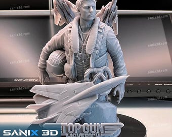 3D Top Gun Mav*rick Figure - Etsy