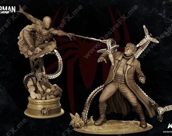 3D Spider Octupus Arm Diorama Figure